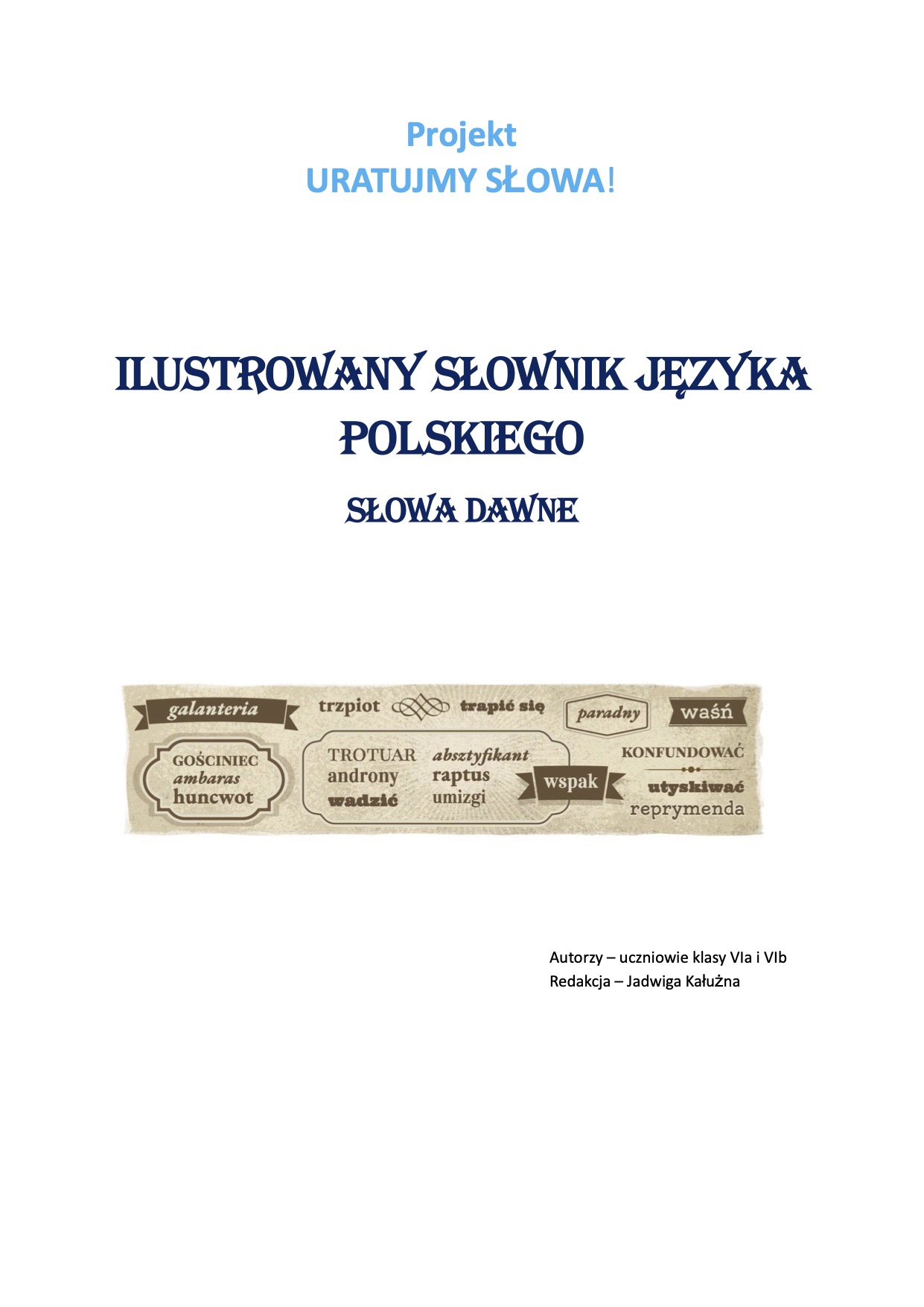 Ilustrowany Słownik Języka Polskiego okładka